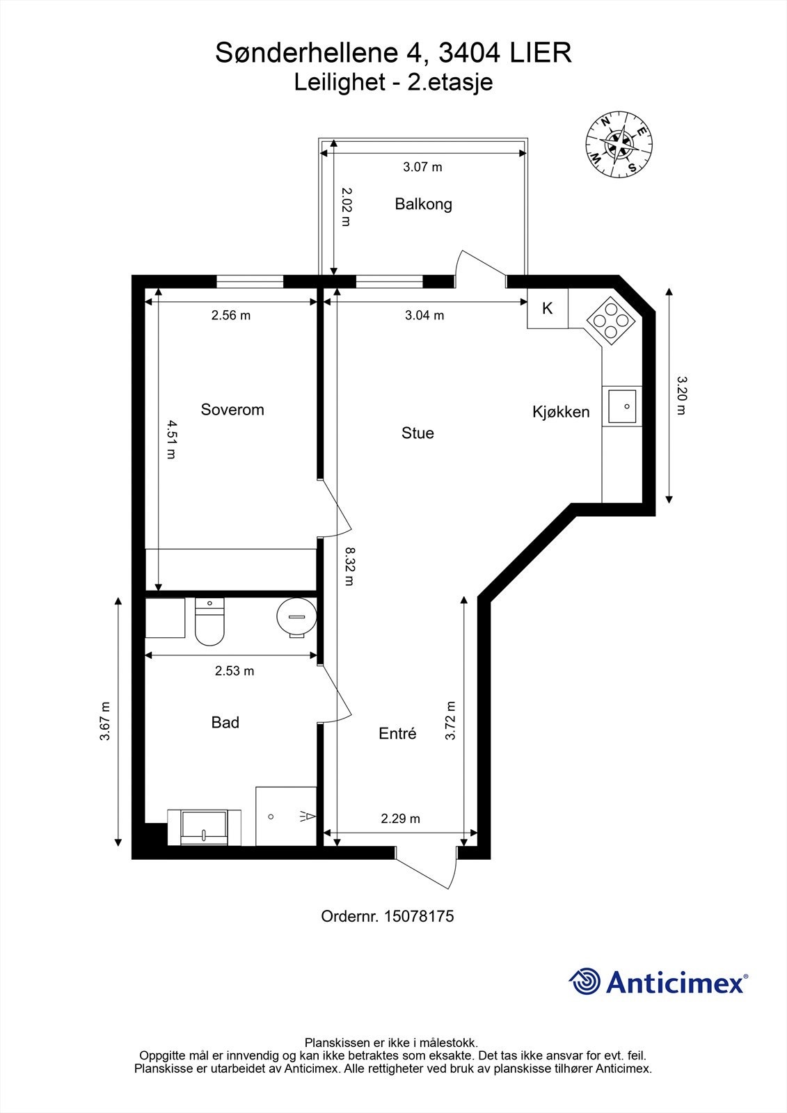Plantegning - 2. etasje Galleribilde