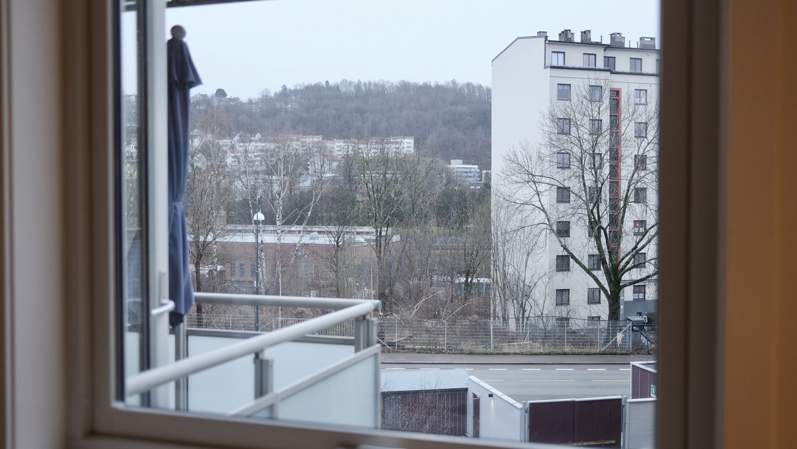 Utsikt fra balkongen Galleribilde