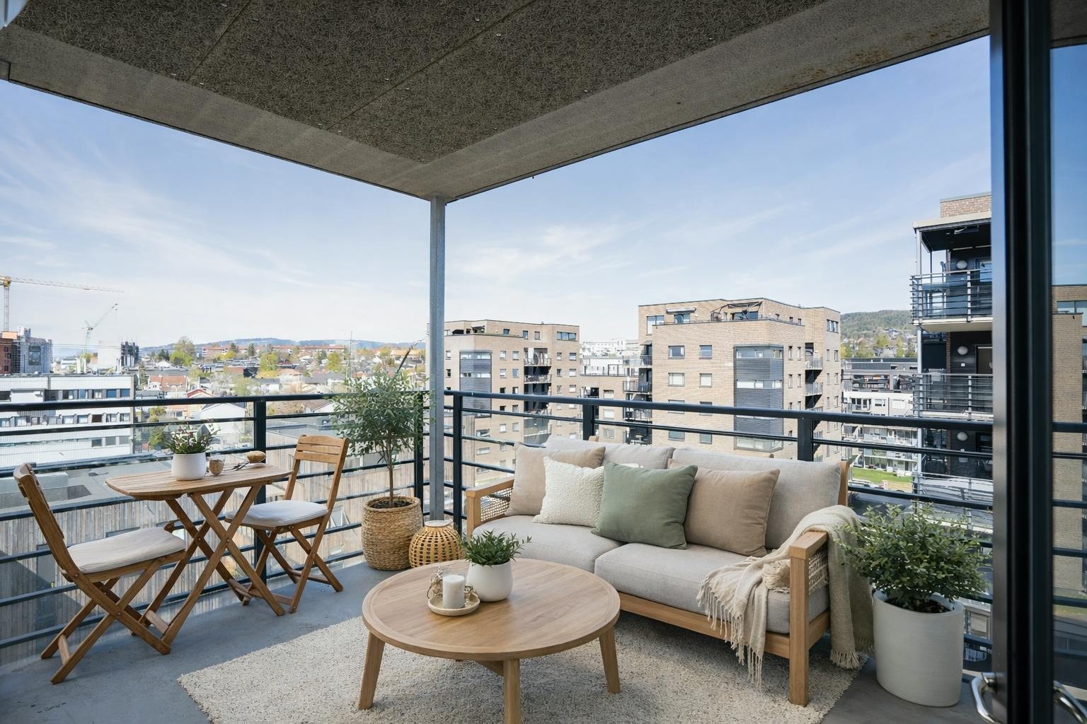 Stor balkong (digital styling) Galleribilde