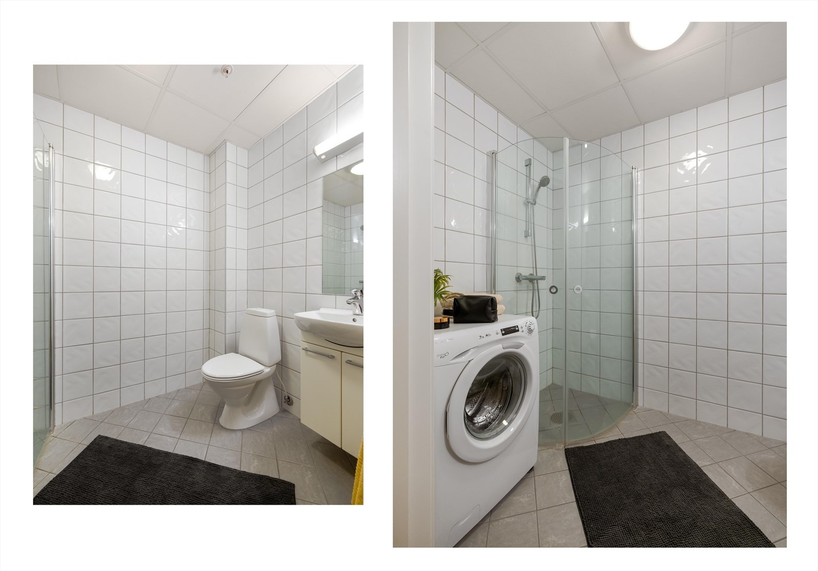 Det er gulvvarme på badet. Galleribilde