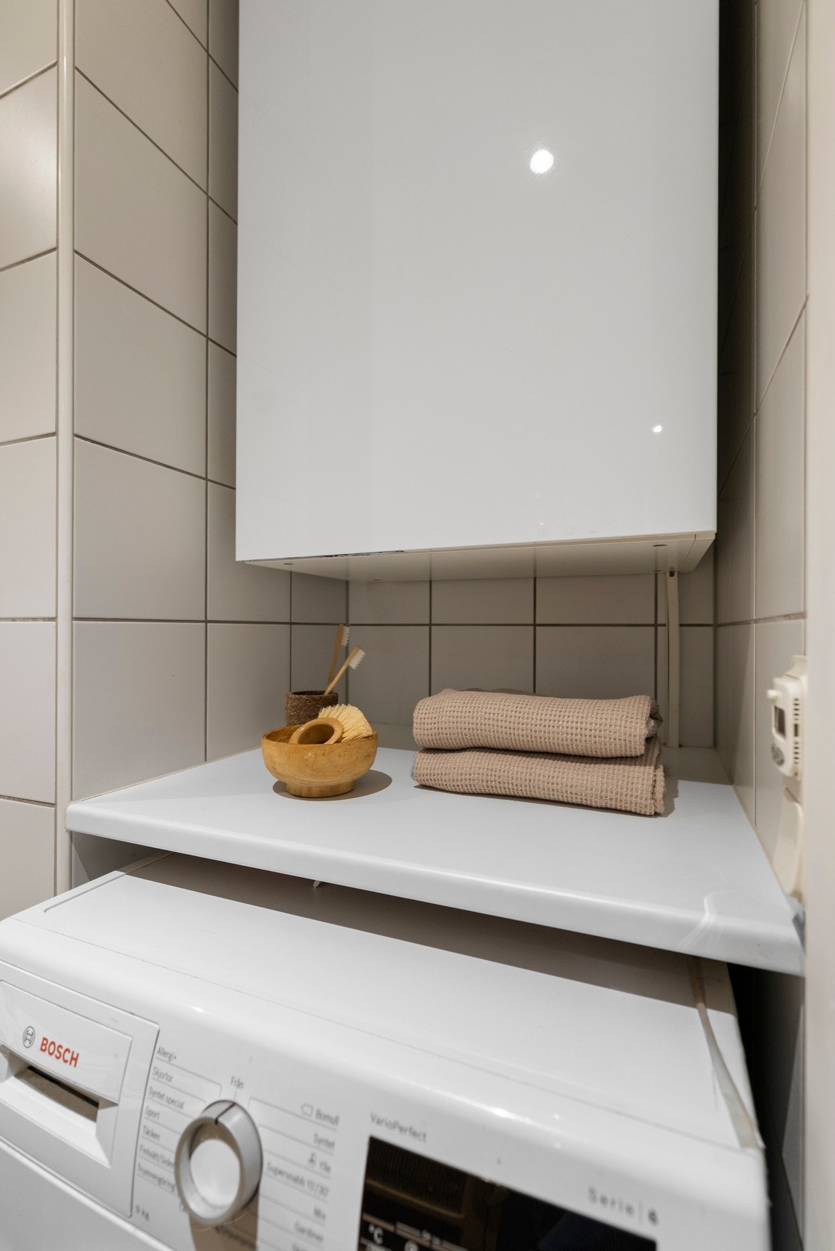 Opplegg for vaskemaskin. Galleribilde