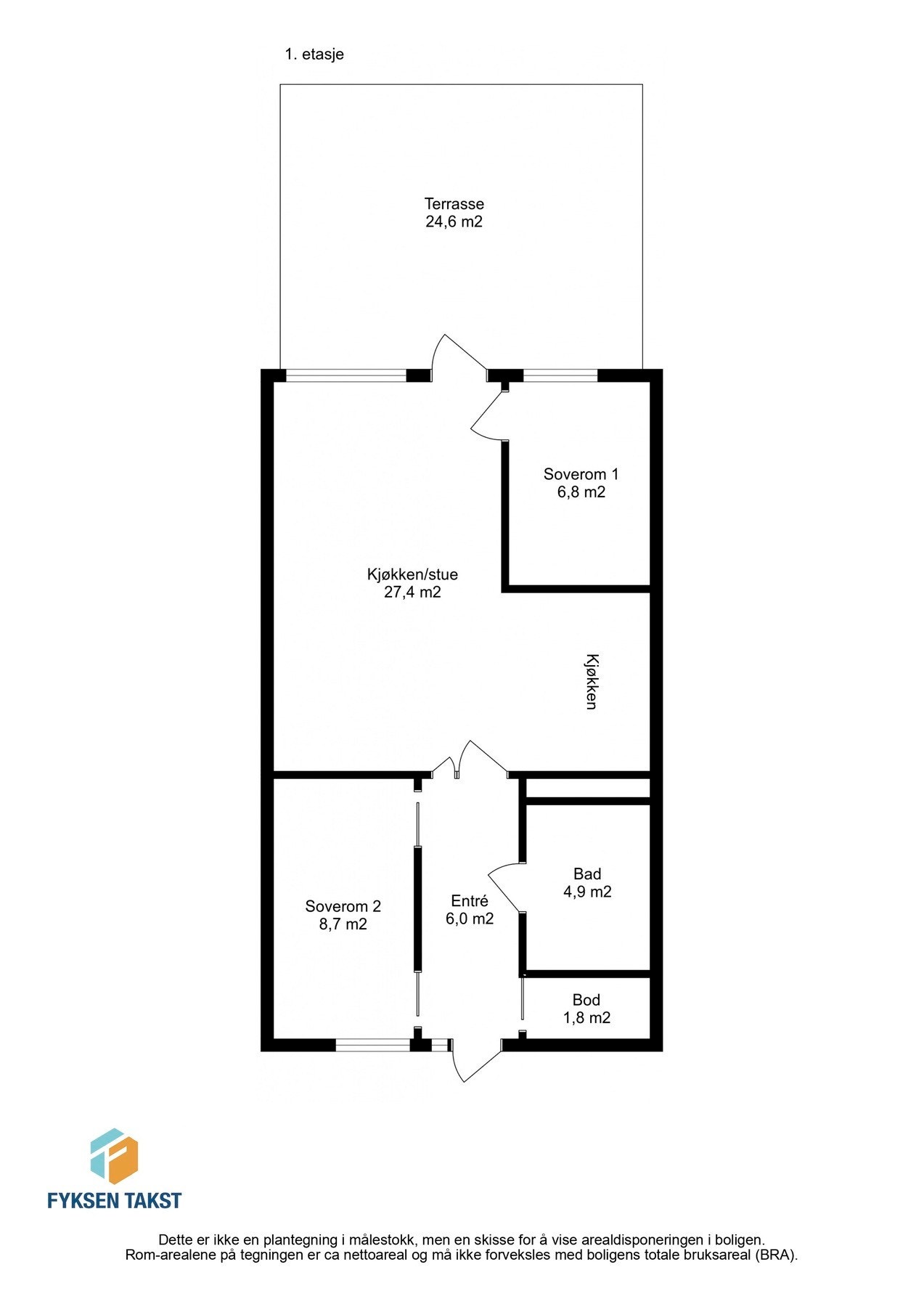 Planskisse. Galleribilde