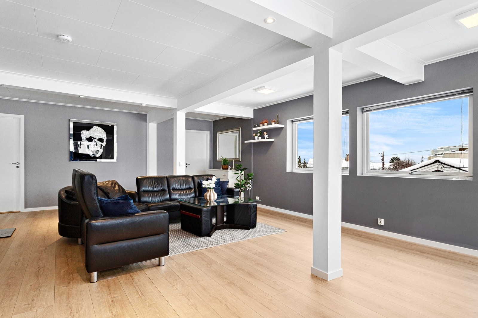 Det kan enkelt innredes ulike soner for både egentid og sosialt samvær. Galleribilde