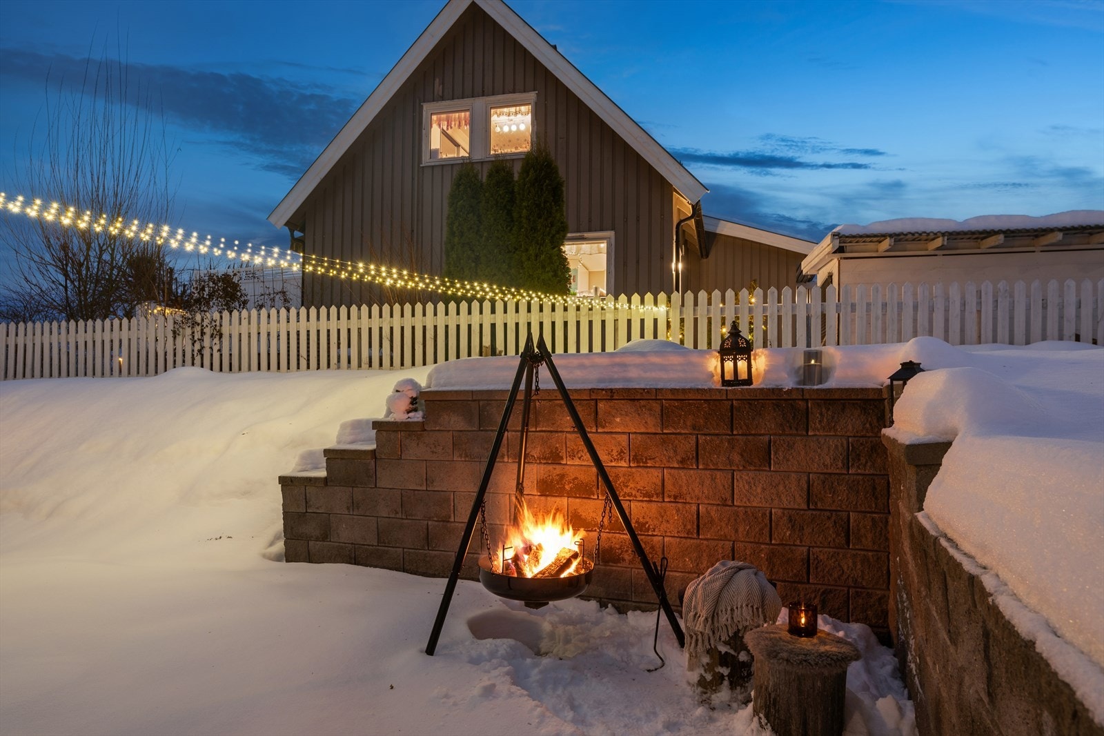Hyggelig kveldsstemning. Galleribilde