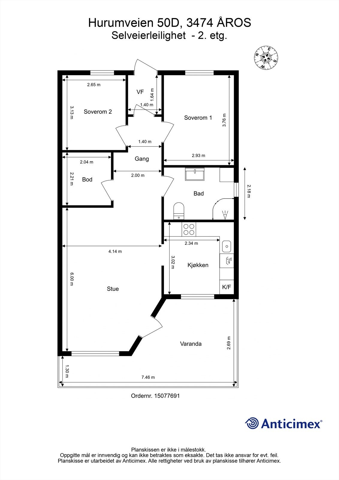Plantegning Galleribilde