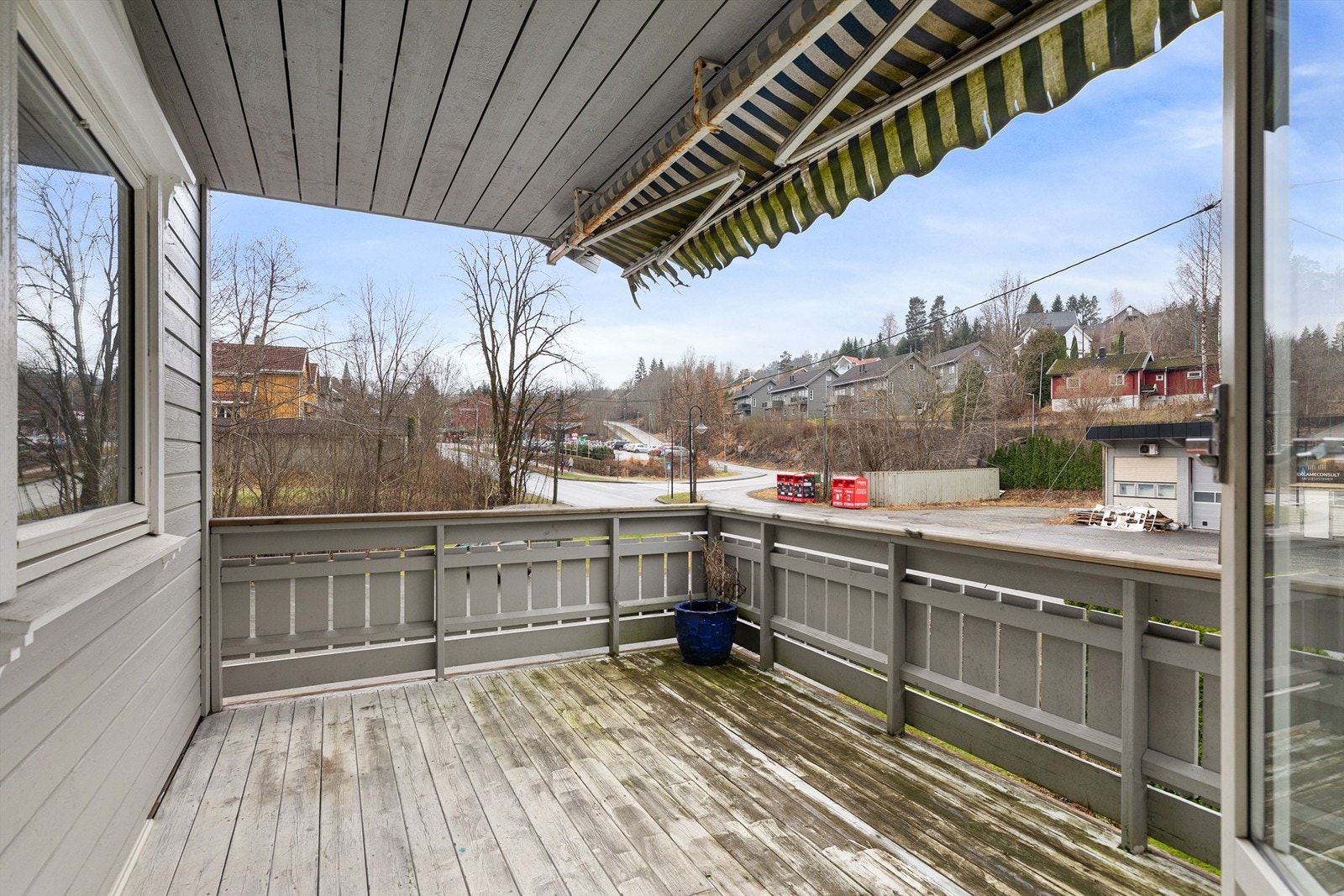 Her er det hyggelig å sitte på varme sommerkvelder! Galleribilde