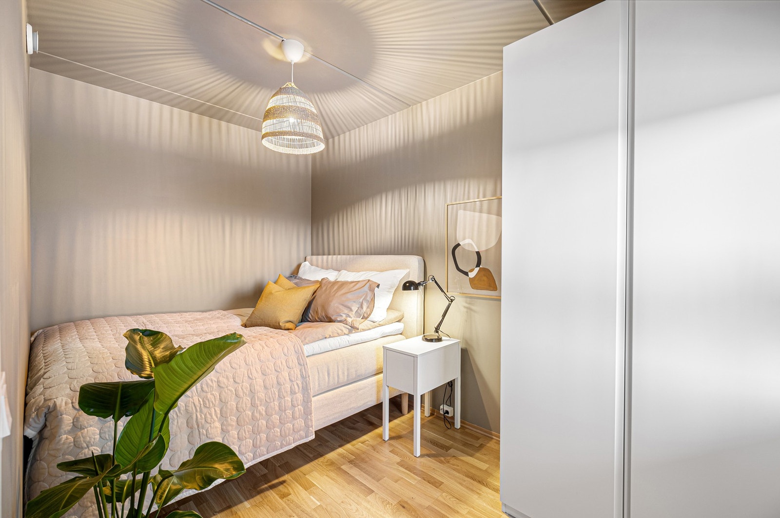 Soverom måler 8,1kvm. Galleribilde