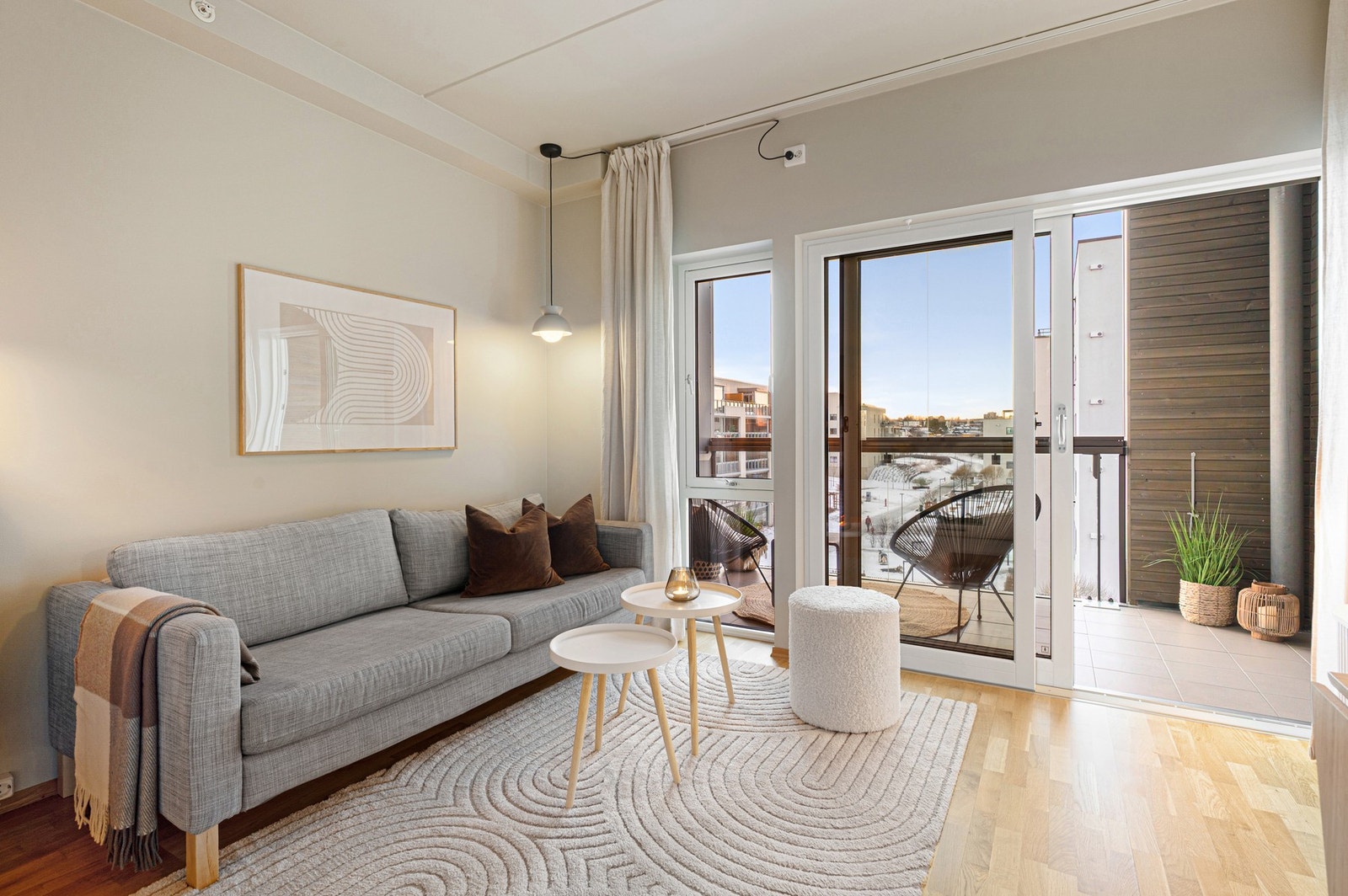 En moderne og delikat 2-roms selveier leilighet. Galleribilde