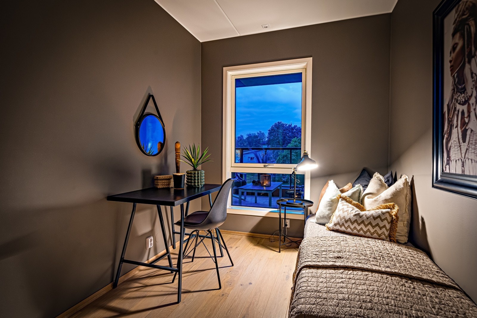 Soverommet kan fint benyttes som et barnerom, gjesterom eller kontor Galleribilde