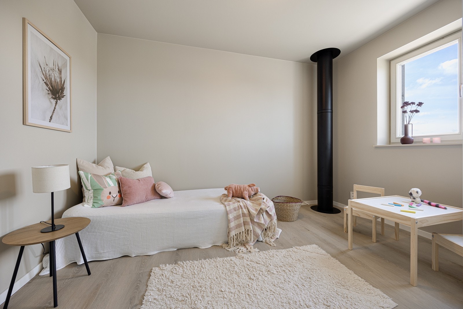 Soverom III har plass til seng og garderobeløsning. Galleribilde