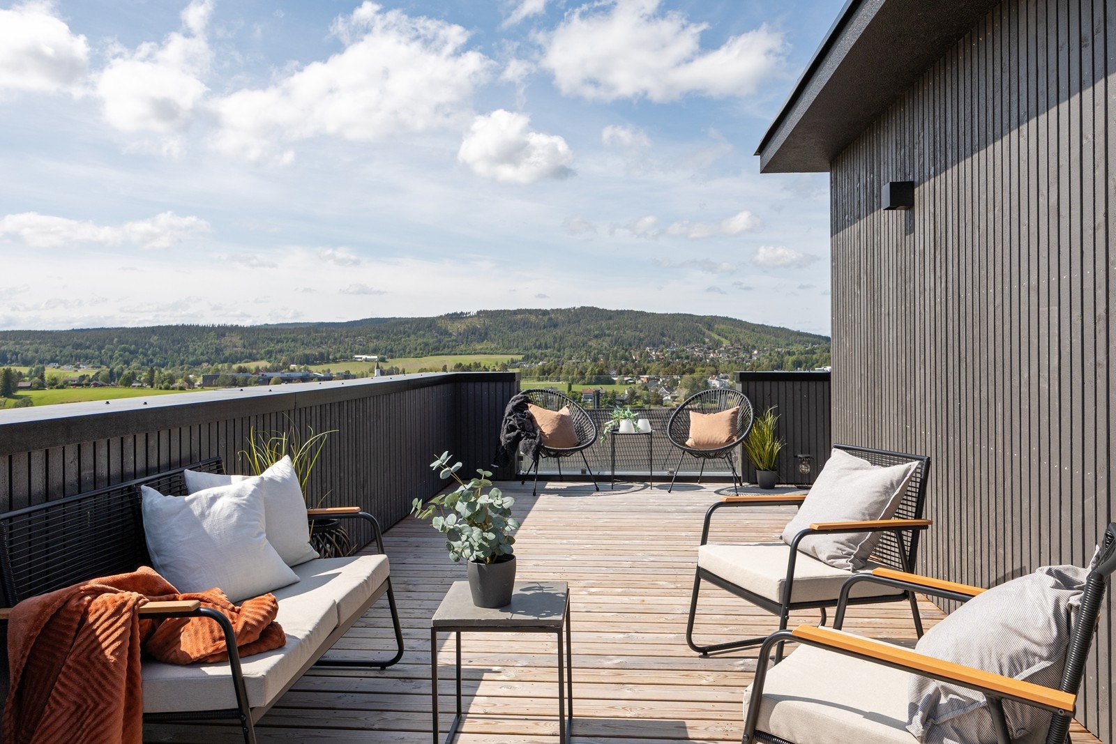 Utsikten fra boligen er upåklagelig. Galleribilde