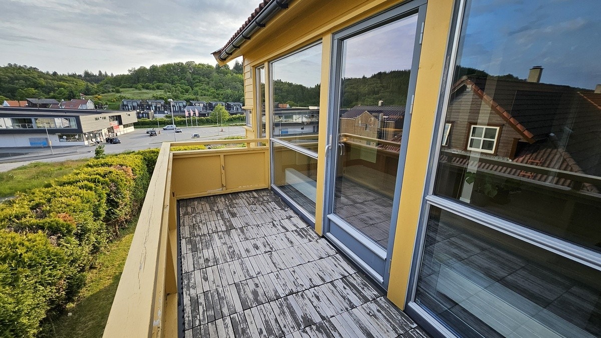 Balkong fra stue Galleribilde