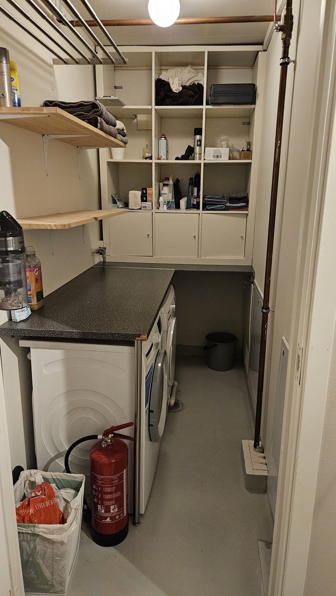 Innvendig bod/ vaskerom Galleribilde