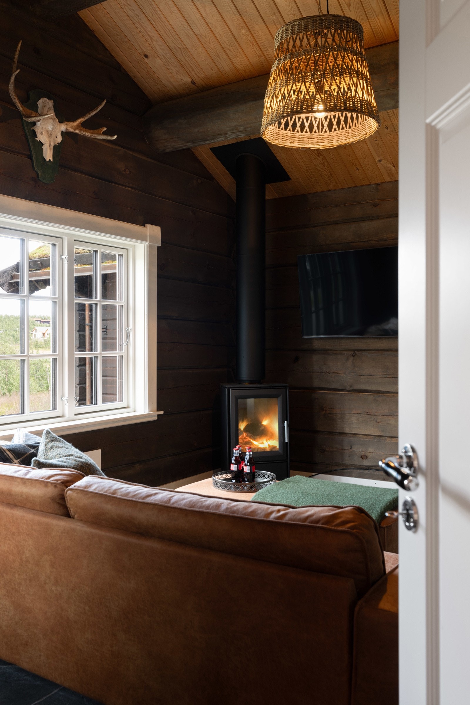 Annekset består av stue, 2 soverom og bad Galleribilde