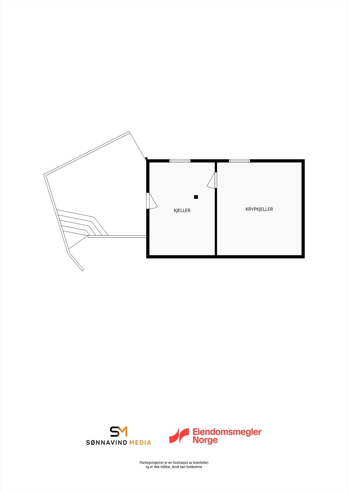 Plantegning kjeller Galleribilde