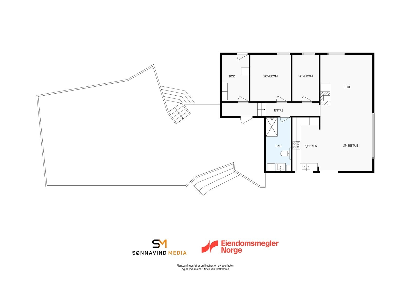 Plantegning Galleribilde