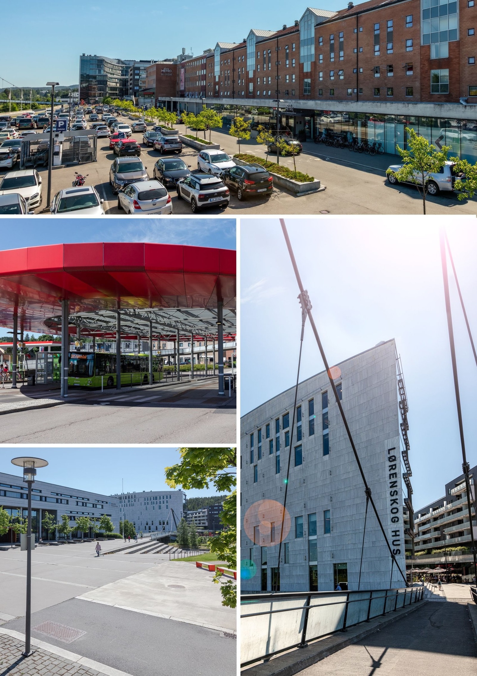 Kort vei til offentlig kommunikasjon – busstasjon ca. 8 min gange. Lørenskog hus med kulturtilbud og kino samt Metro Senter nås på ca. 10 minutter. Galleribilde