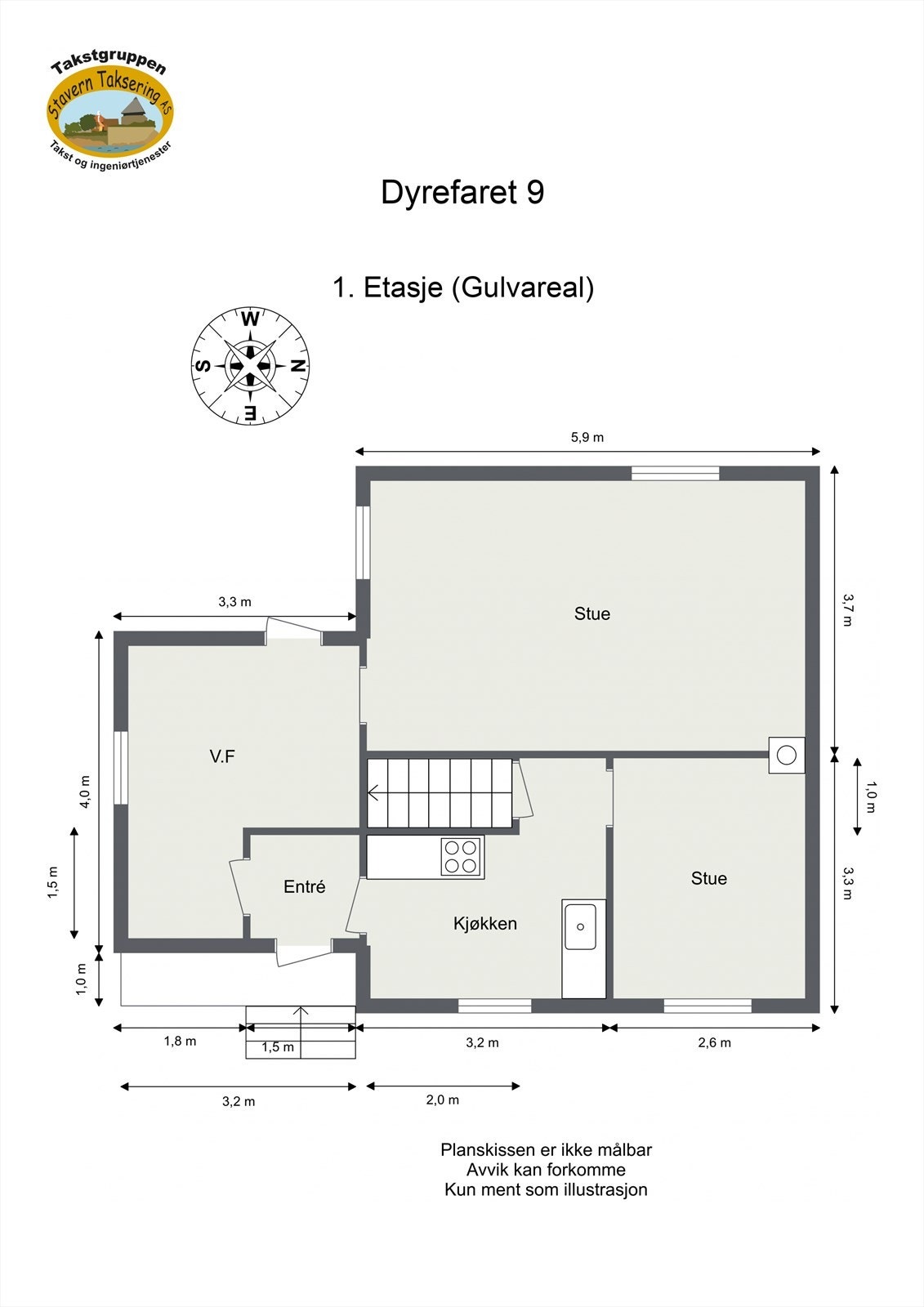 Plantegning 1. etasje. Galleribilde