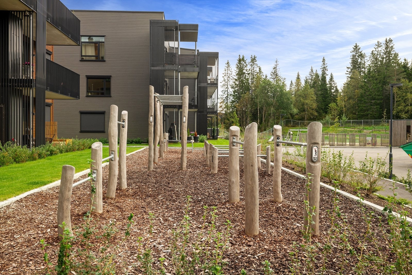 Sameiet har også egen tuftepark for trening. Galleribilde
