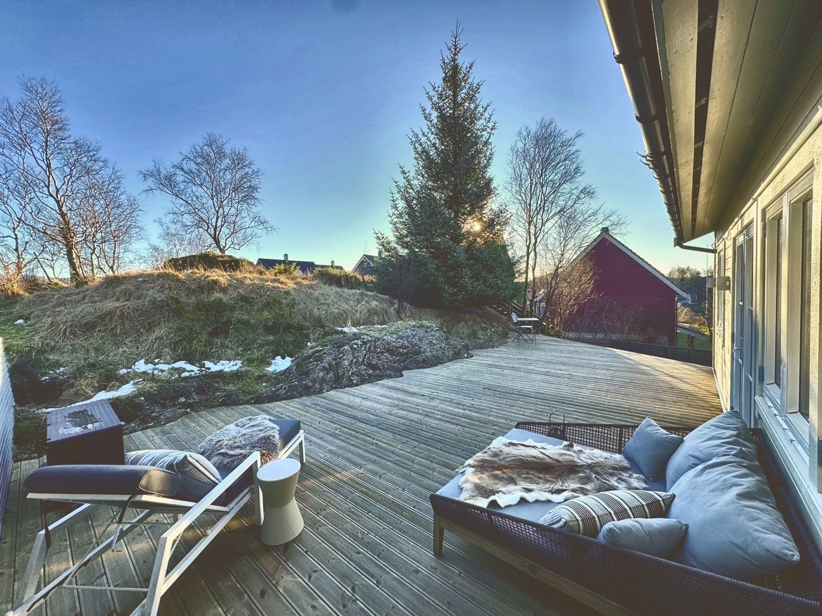 Nydelig uteplass Galleribilde