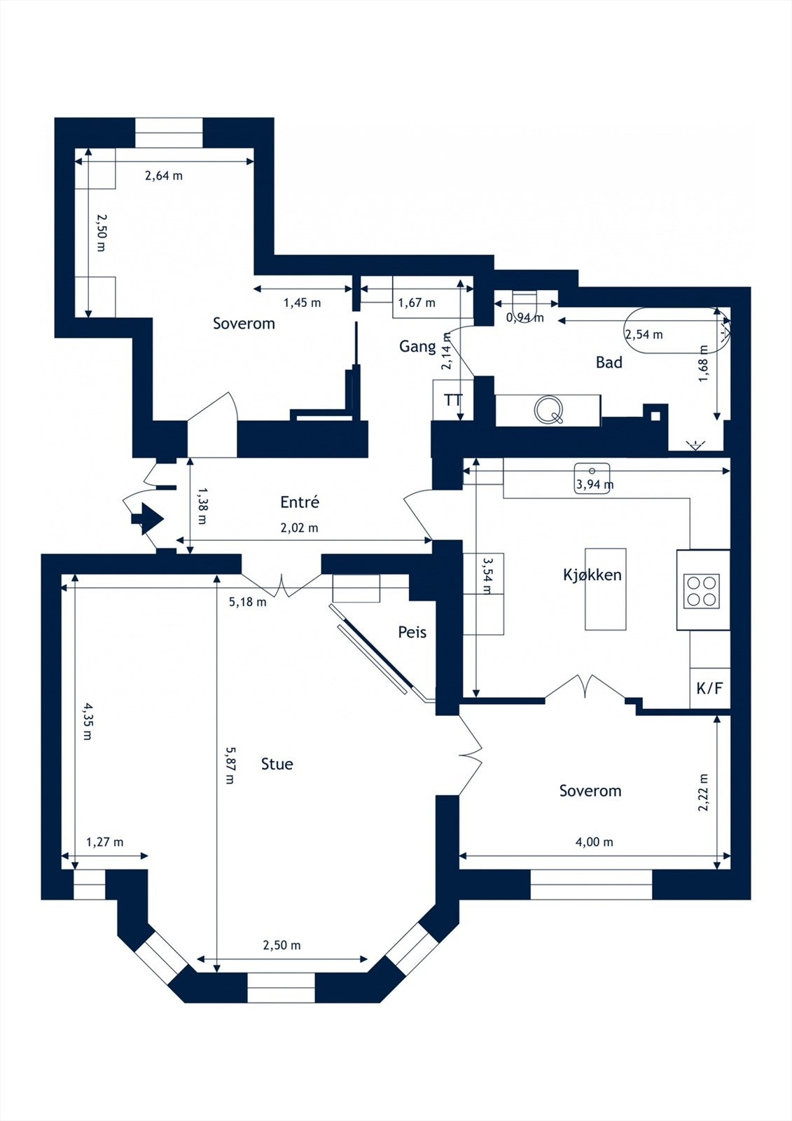 Plantegning. Galleribilde