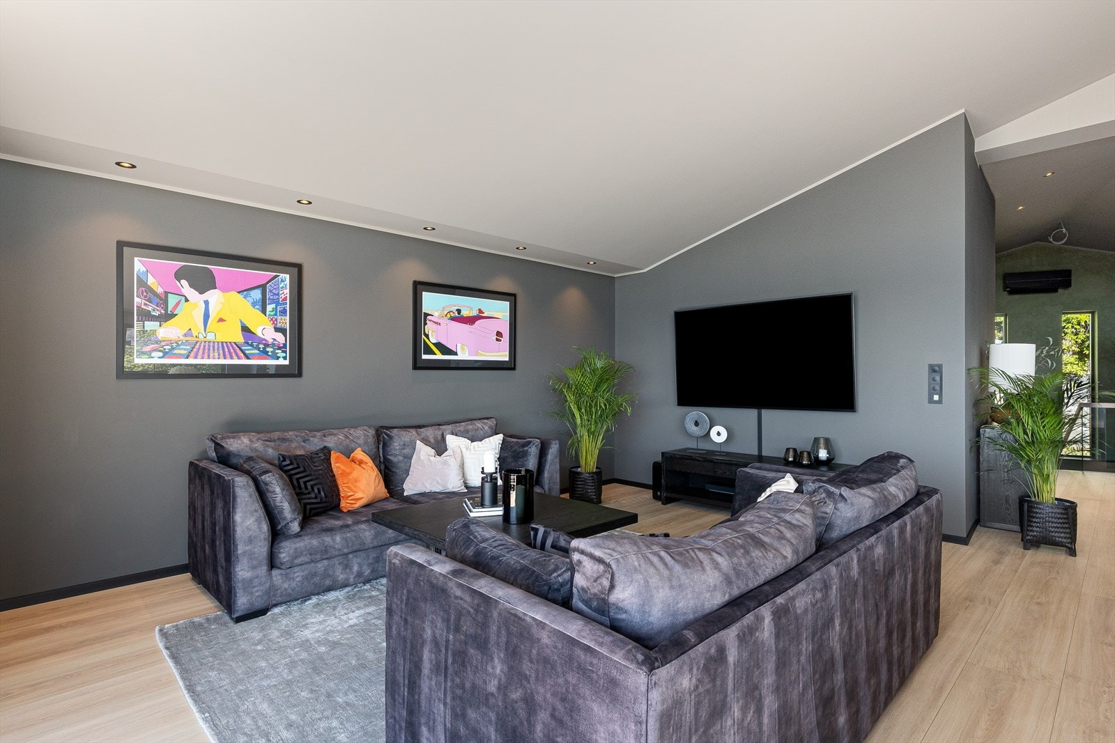 God plass til stor salong i stuen Galleribilde