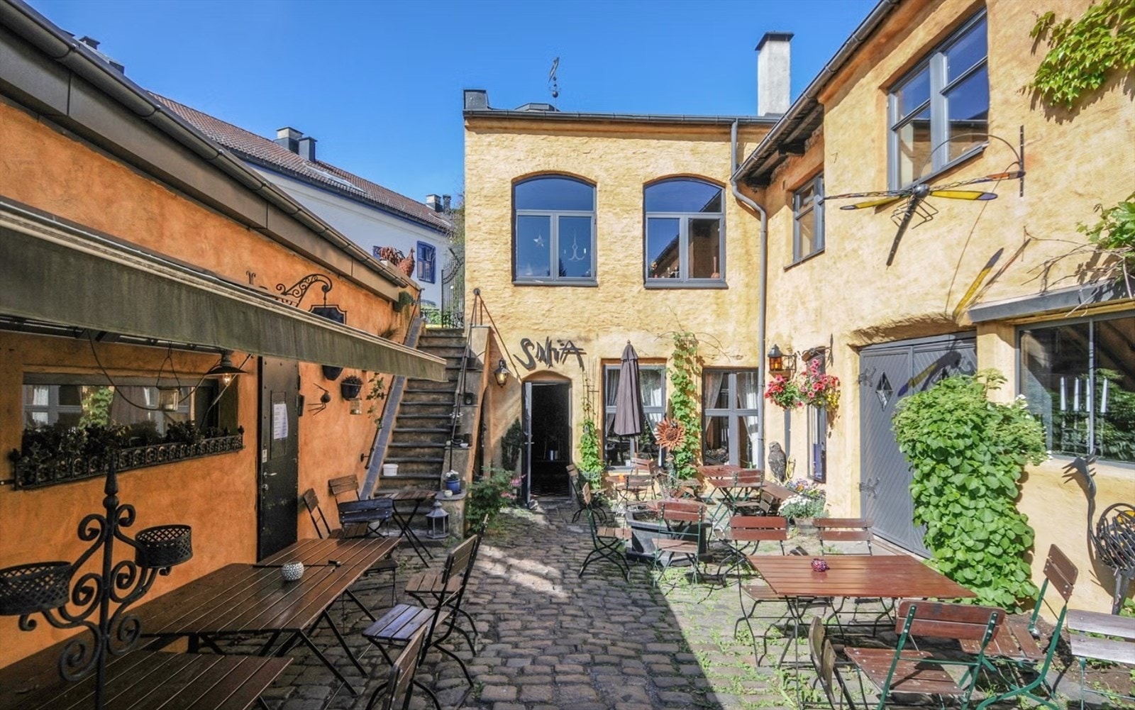 Vålerenga har et hyggelig nabolagspreg med flere lokale serveringssteder. Galleribilde