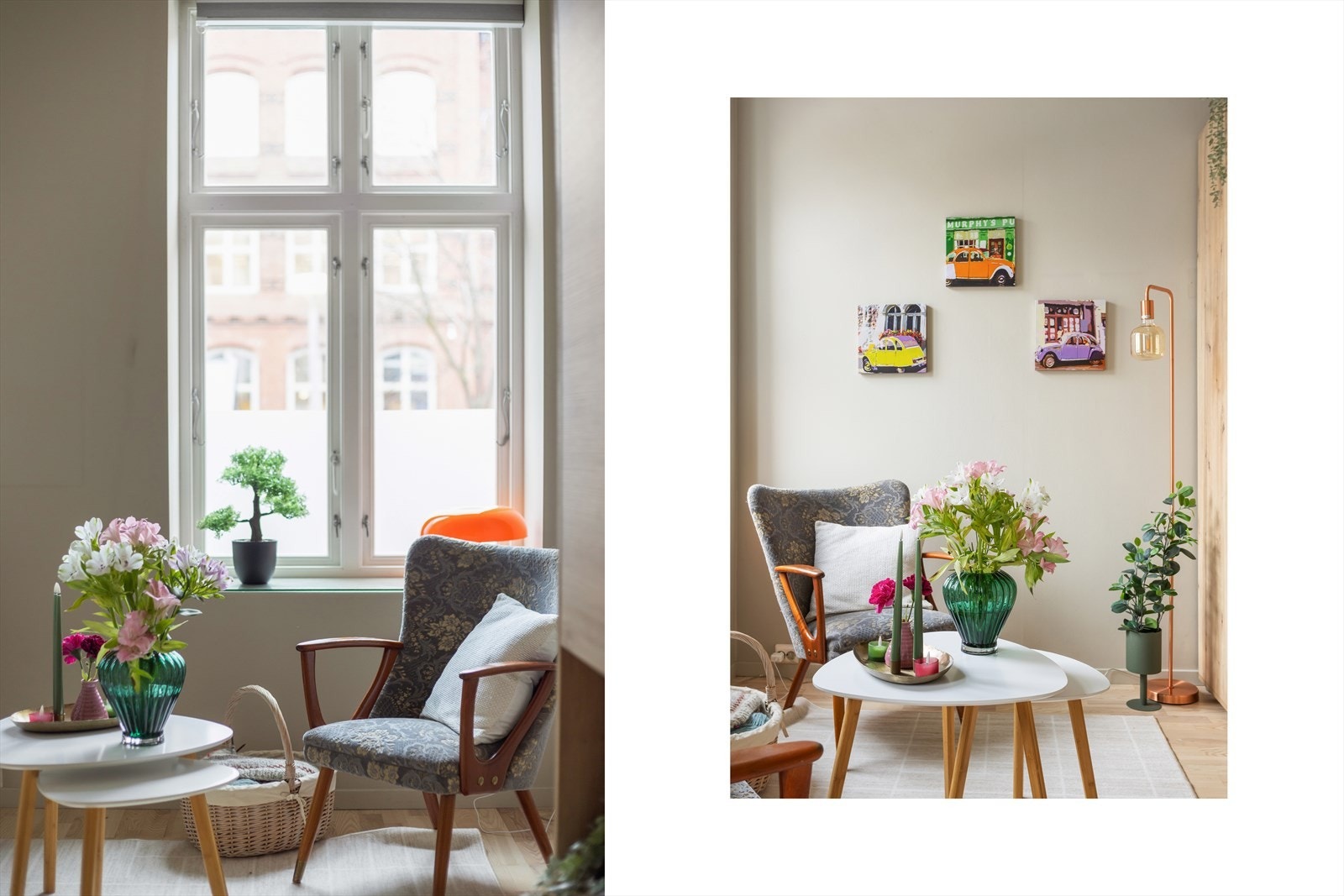 Store vinduer gir godt med naturlig lys. Galleribilde