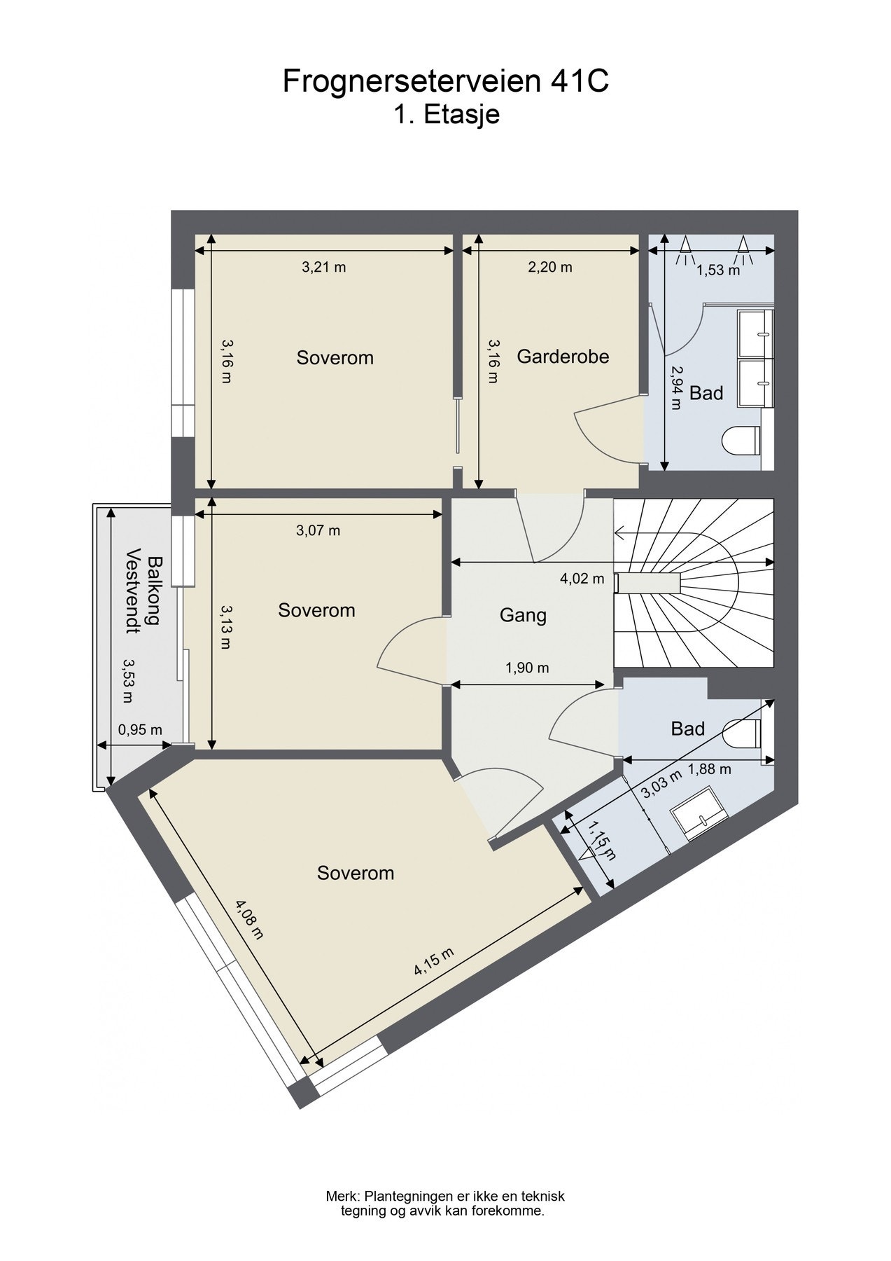 Plantegning 2. Etasje Galleribilde