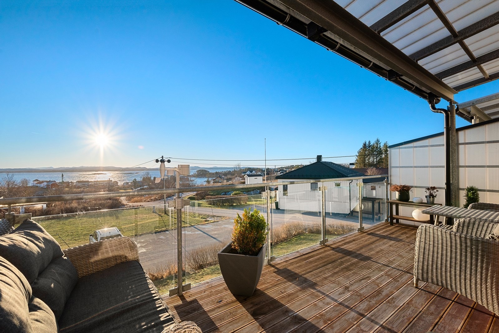 Leiligheten har en skjermet og attraktiv beliggenhet på Hamarvik. Galleribilde