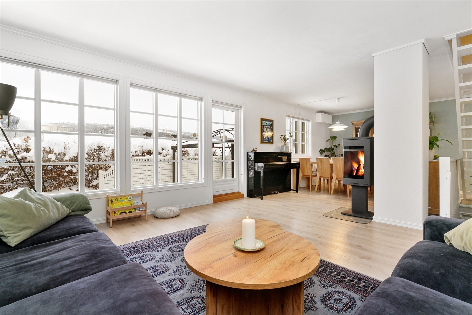 Her har du en god atmosfære og lite innsyn. Galleribilde