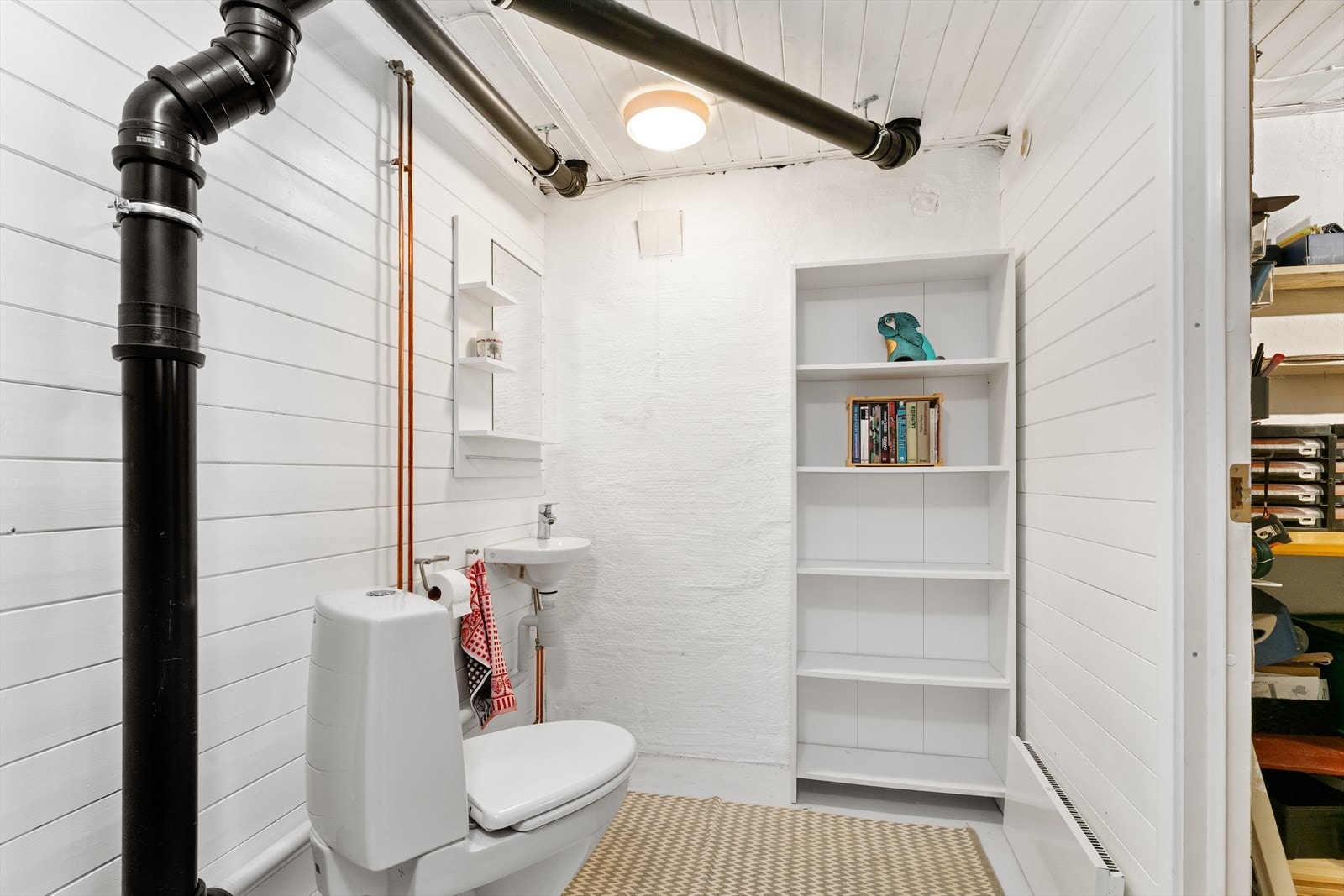 Toalettrom. Galleribilde