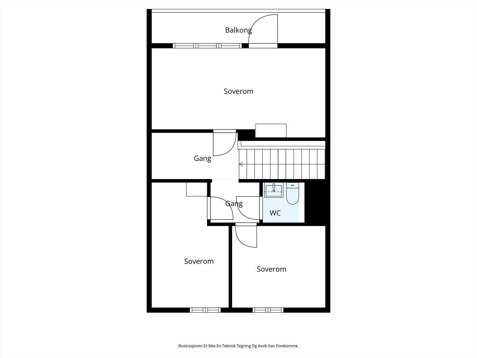 Plantegning 2. etg. Galleribilde