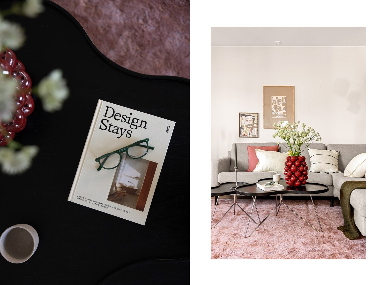 Materialvalgene gir rommet et moderne og samtidig tidløst preg, som er enkelt å tilpasse ulike møbleringsstiler. Galleribilde