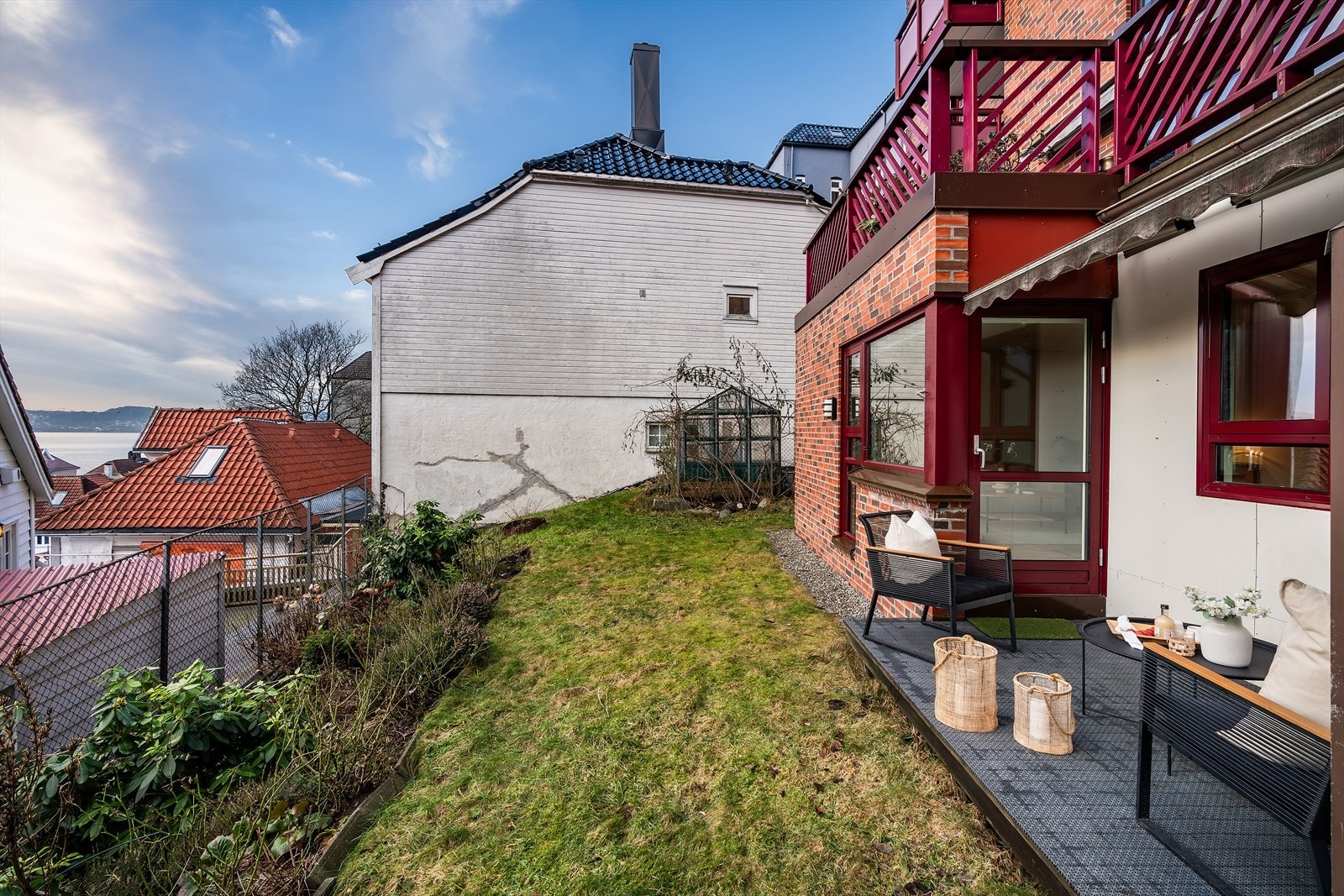 Her kan du nyte rolige stunder utendørs i skjermede omgivelser. Galleribilde