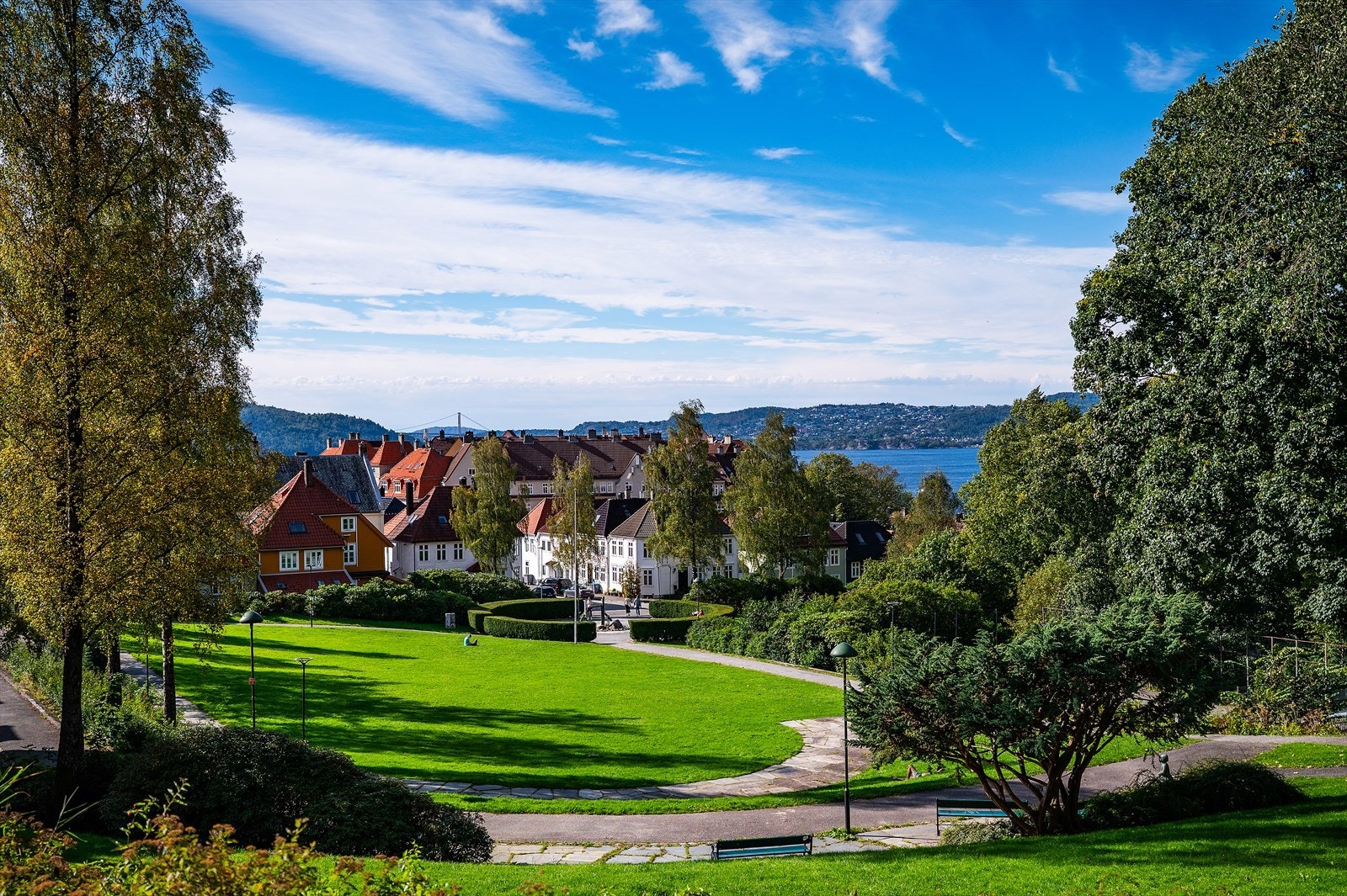 I kort avstand har du tilgang til naturskjønne omgivelser, blant annet i Meyermarken. Galleribilde