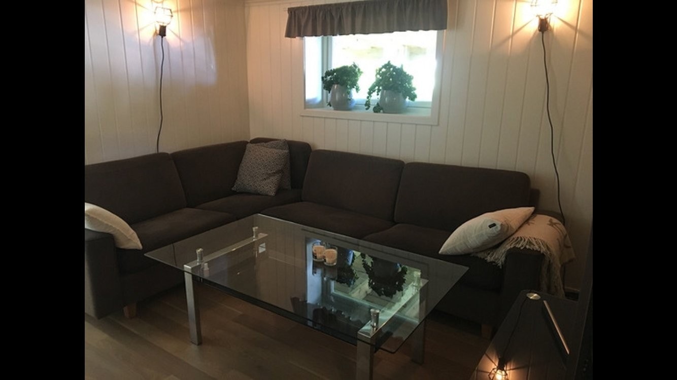 Kjellerstue med peis Galleribilde