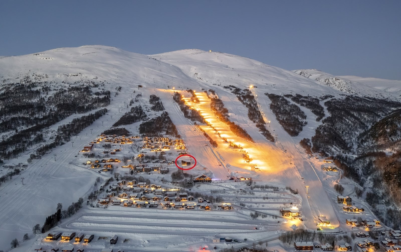 Oversiktsbilde med markering Galleribilde