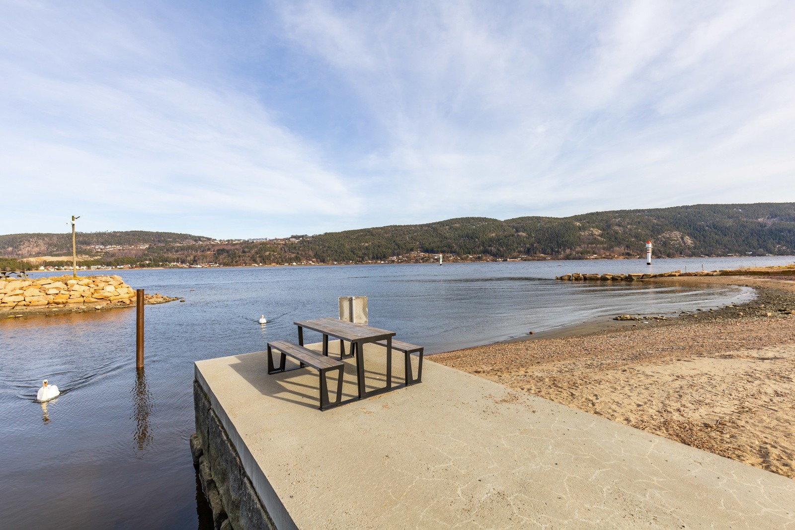 Fellesområdet er pent anlagt. Galleribilde