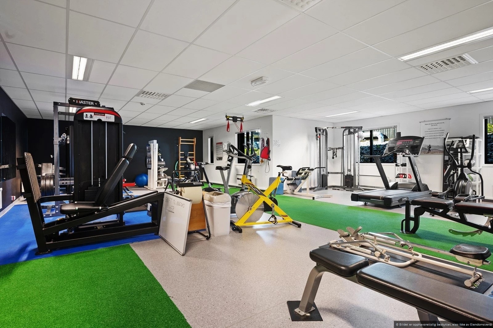 Felles treningsrom i sameiet Galleribilde