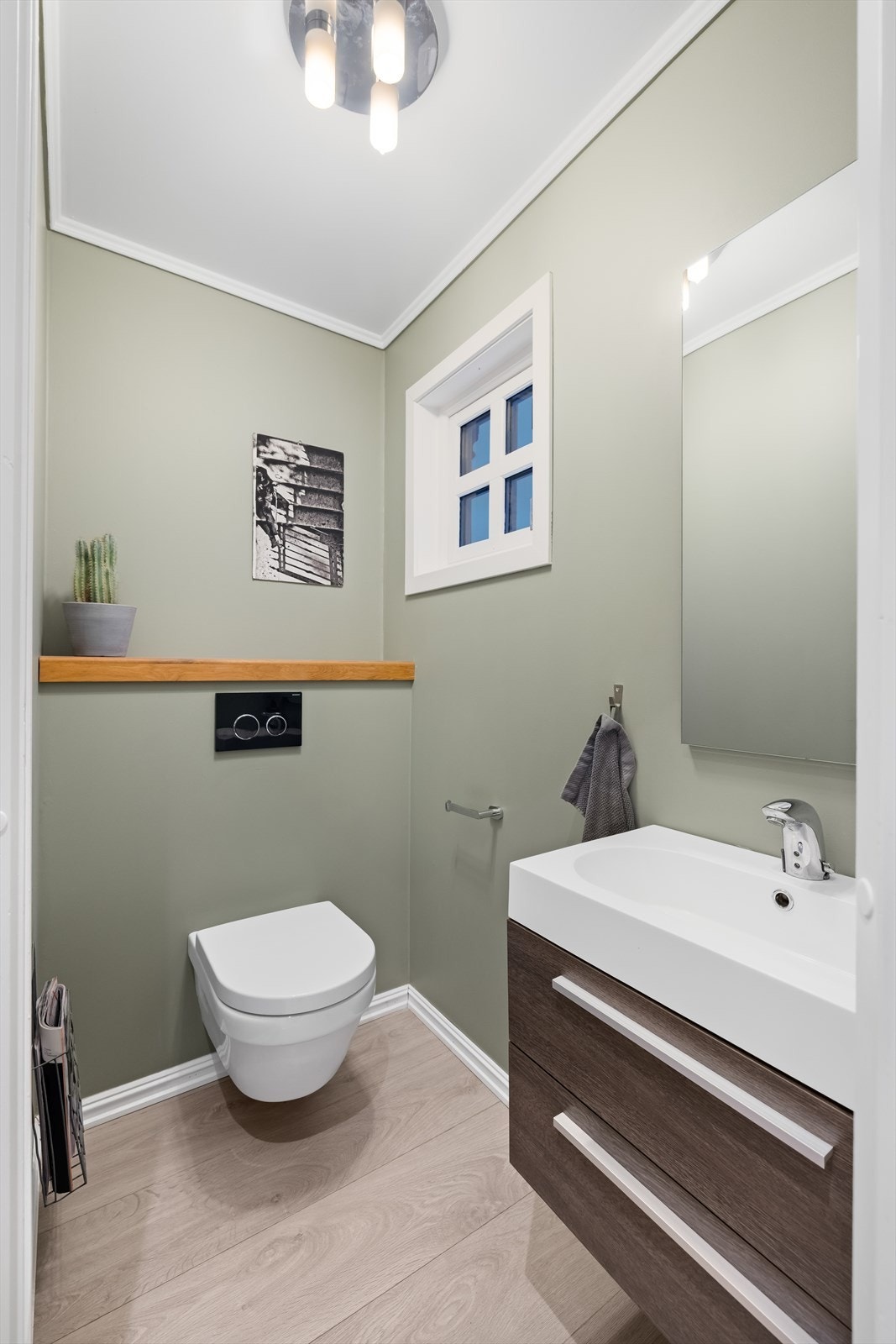 Praktisk toalettrom i første etasje med tilkomst fra entrè Galleribilde