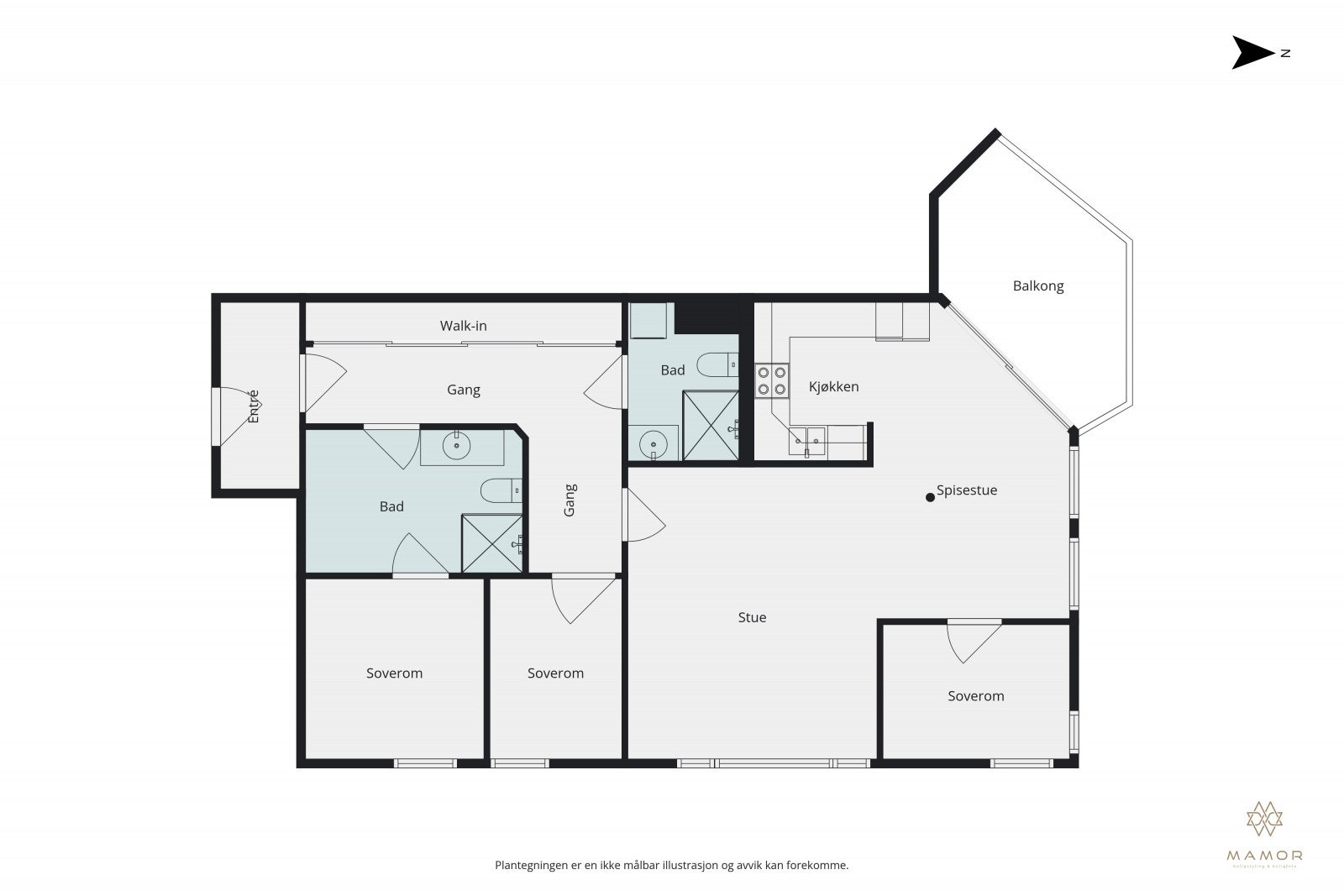 Plantegning. Galleribilde