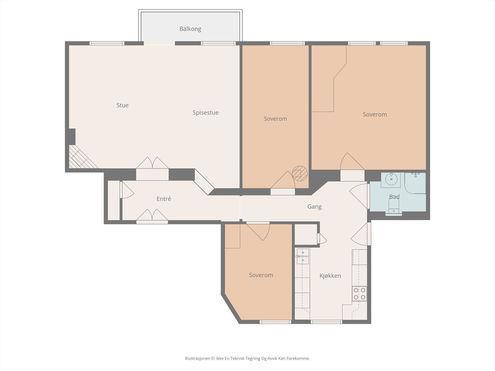 Plantegning Galleribilde