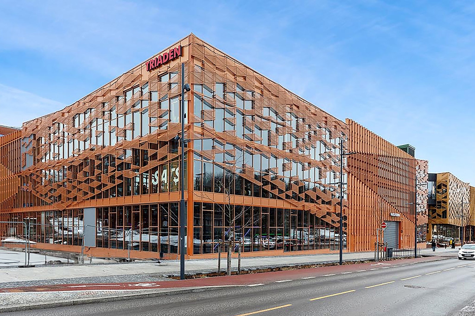 Triaden senter ligger like ved boligen. Galleribilde