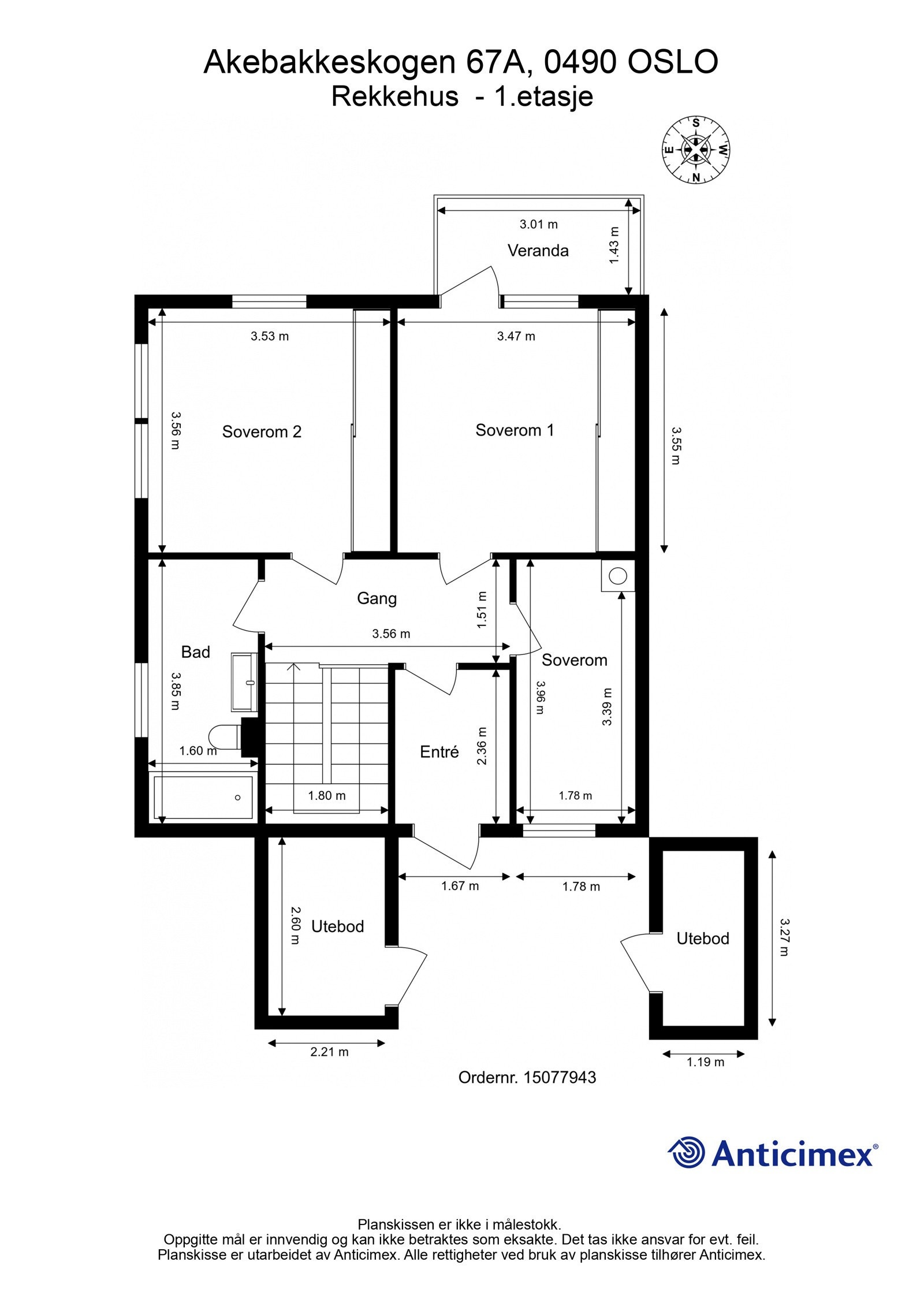 Plantegning 1. etasje. Galleribilde