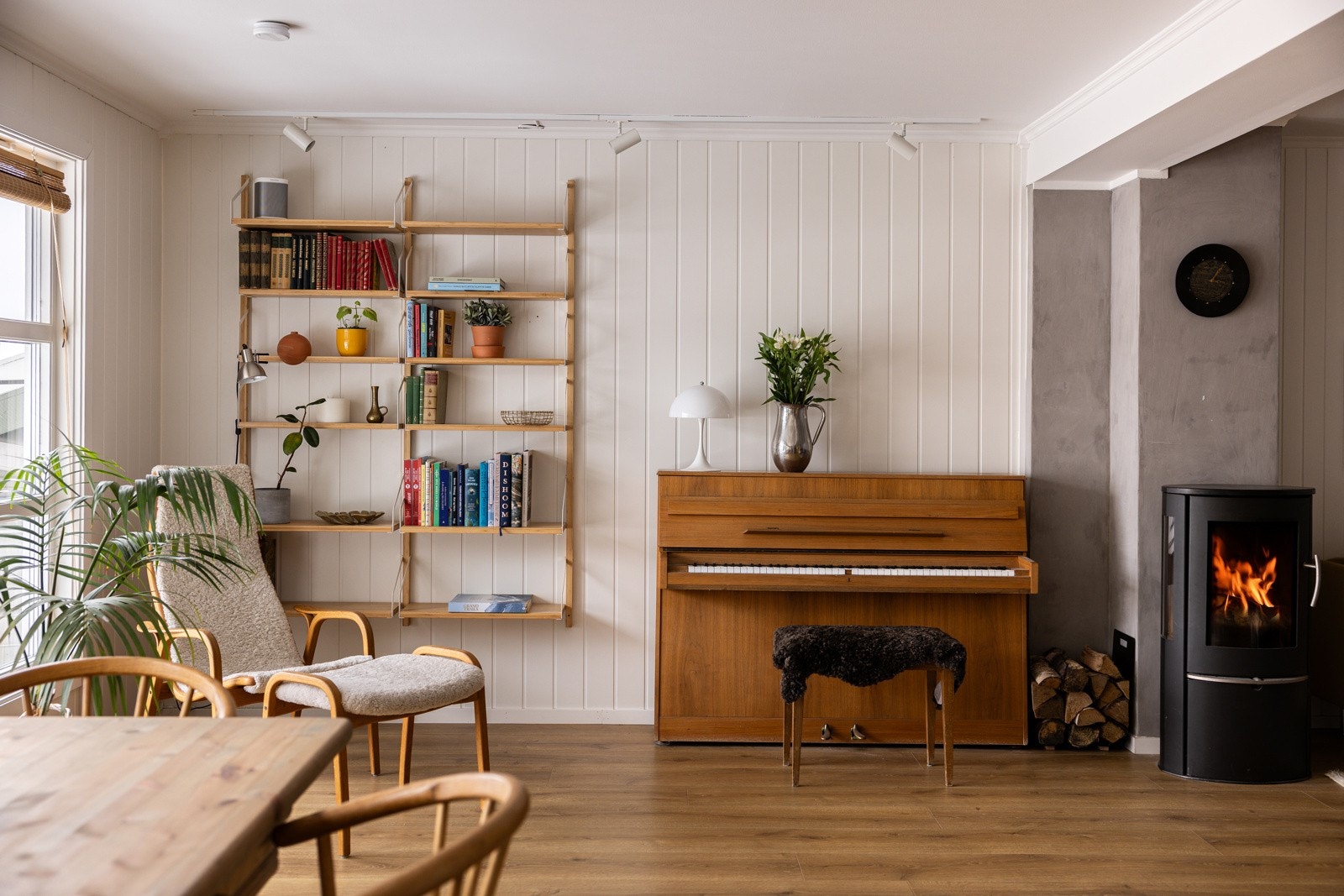 Det er også deilig vannbåren gulvvarme i denne etasjen. Galleribilde