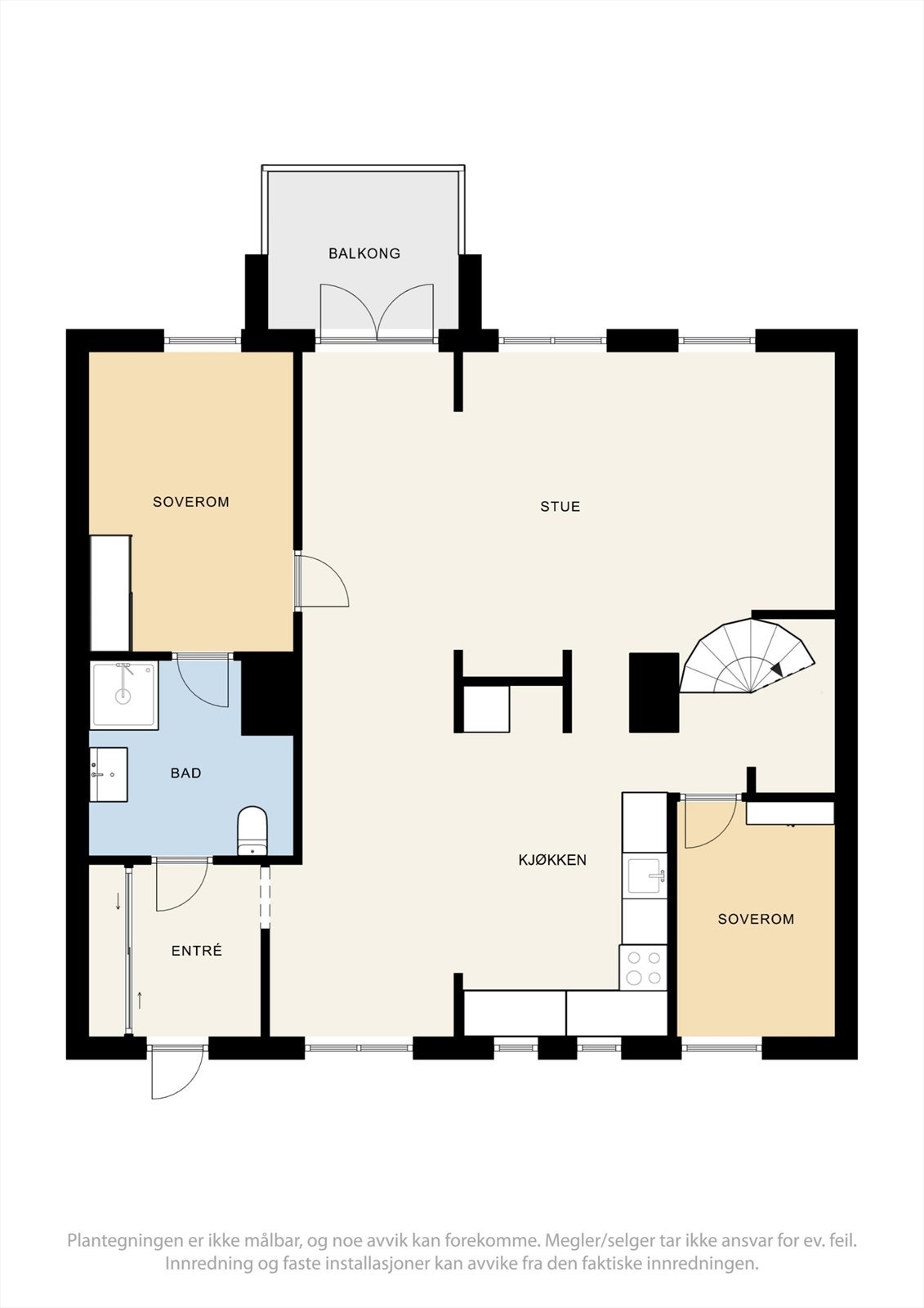 Plantegning (hovedplan) Galleribilde