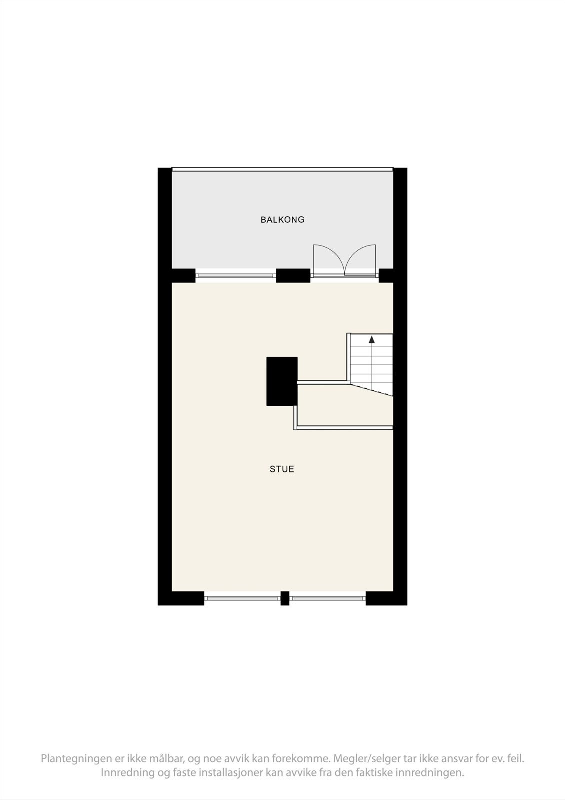 Plantegning (øverste plan) Galleribilde