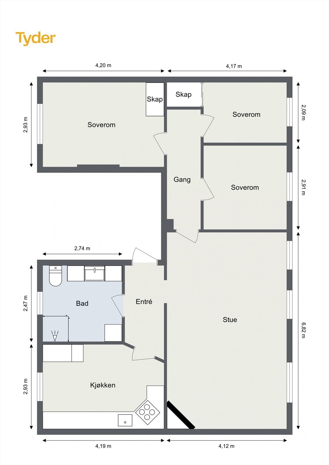 Plantegning. Galleribilde