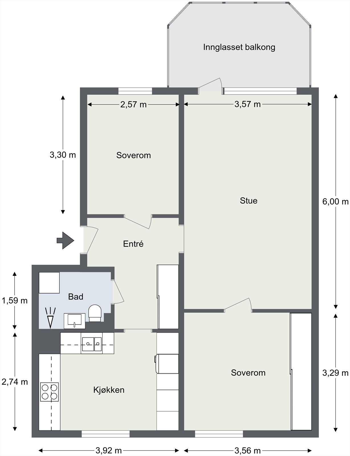 Plantegning. Galleribilde